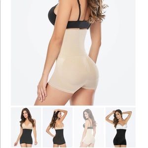 High waisted shapewear boy shorts